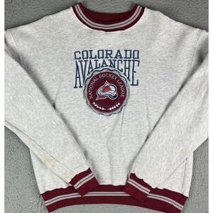 Vintage Colorado Avalanche Sweater NHL Hockey Sweatshirt Crewneck Size Large